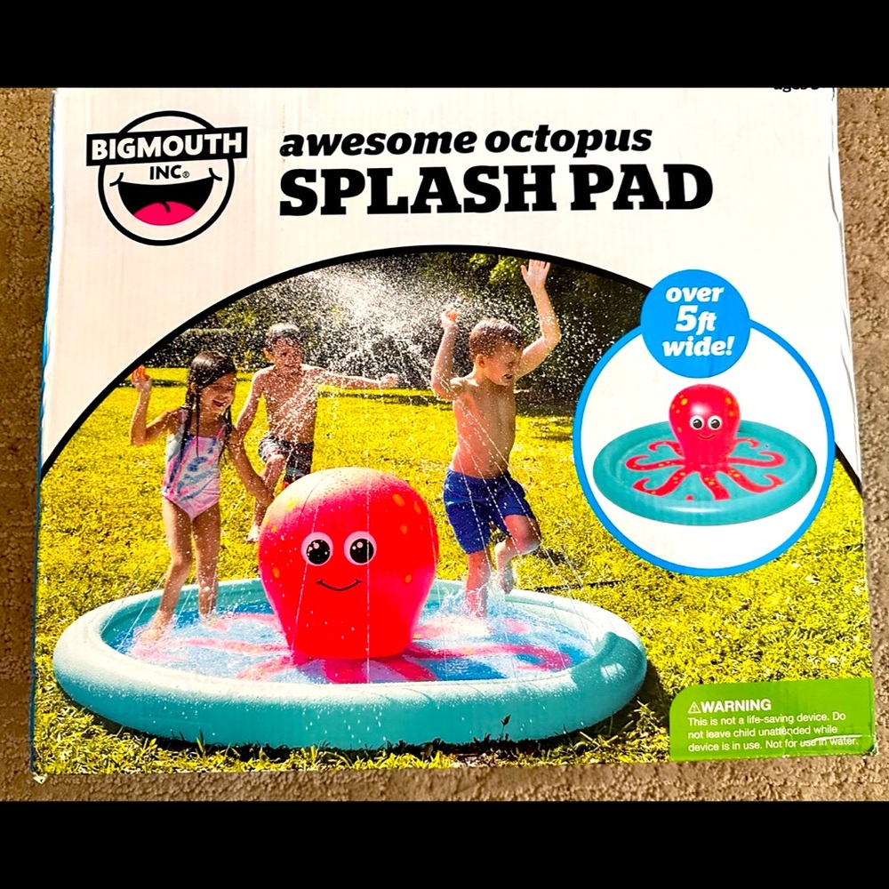 Kids Octopus Splash Pad NEW